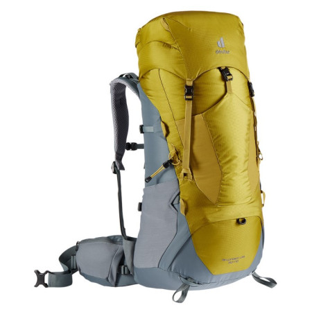 Zaino Deuter Aircontact Lite 50+10 grigio/giallo TourmericTeal