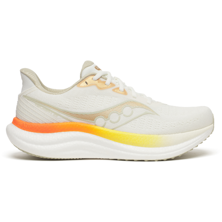 Scarpe da corsa da uomo Saucony Triumph 23 beige ivory/fire