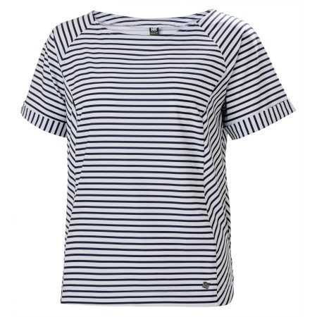 Maglietta da donna Helly Hansen W Thalia T-Shirt bianco/blu 598 Navy Stripe