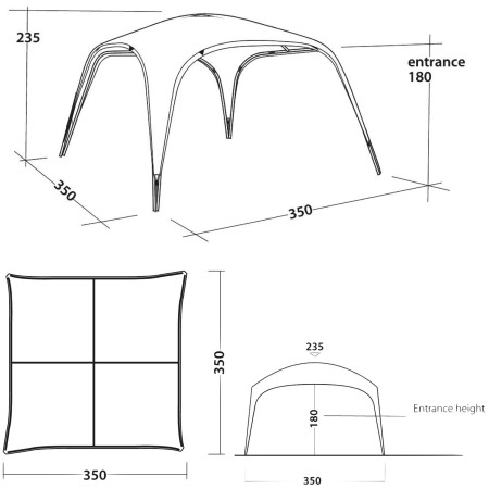 Gazebo festa Outwell Event Lounge L