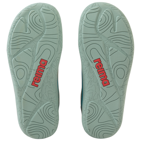 Scarpe barefoot per bambini Reima Tallustelu Stone Green