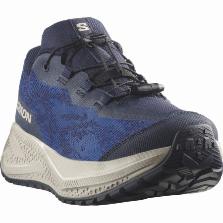 Scarpe da bambino Salomon Aero Grvl Wp J Maritime Blue-Silver Cloud-Bluing