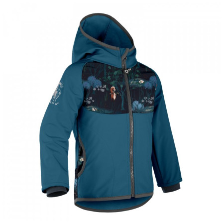 Giacca softshell per bambini Unuo Fleece Basic blu