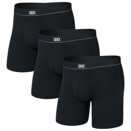 Boxer da uomo Saxx Essential Cotton Boxer Brief Fly 3Pk