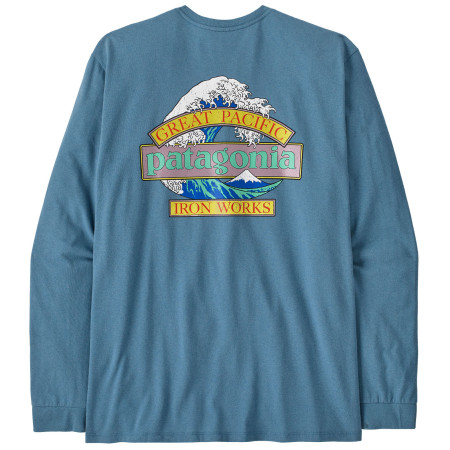 Maglietta da uomo Patagonia Long-Sleeved Great Waves Responsibili-Tee
