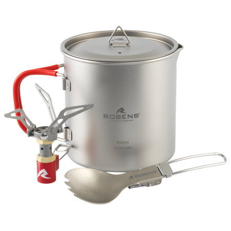 Fornello a gas Robens Fire Wisp Solo Cook Set UL