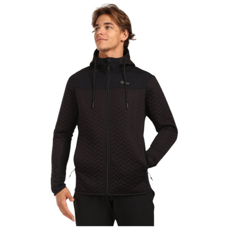 Felpa funzionale da uomo Kilpi NEVIA-M nero/grigio BLK