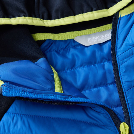 Giacca da bambino Regatta Junior Andreson Hybrid Nvy/OlympBlu