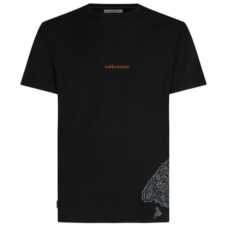 Maglietta da uomo Icebreaker Men Merino 150 Tech Lite SS Tee 30th Anniversary nero Black