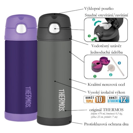 Thermos per bambini Thermos Funtainer 470 ml