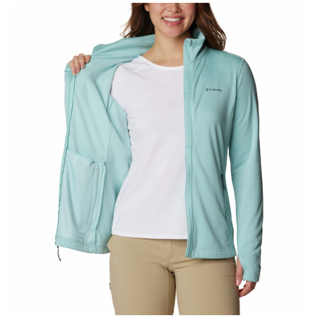 Felpa da donna Columbia W Park View Grid Fleece Full Zip