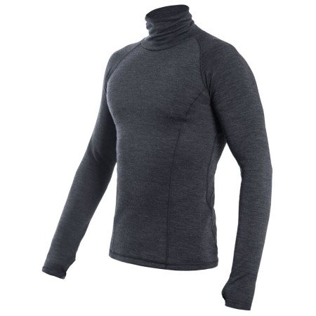 Maglietta funzionale da uomo Sensor Merino Bold Roll Neck manica lunga