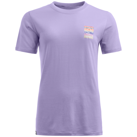 Maglietta sportiva da donna Ortovox 140 Cool Mtn Gradient Ts viola Lush Lavender