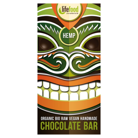 Cioccolato Lifefood BIO RAW con semi di canapa