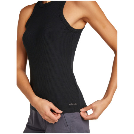 Canotta da donna Icebreaker W Mer Rib Lotus Tank