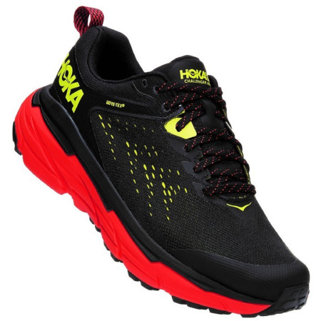 Scarpe da corsa da uomo Hoka Challenger Atr 6 Gtx nero/arancio Black/GreenSheen