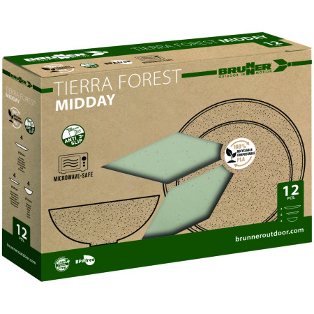 Set di stoviglie Brunner Midday PLA Tierra Forest