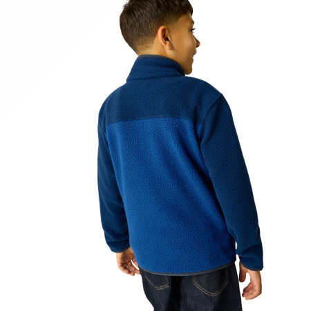 Felpa sportiva per bambini Regatta Junior Frankie Warm Fleece Aviator Blue