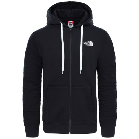 Felpa da uomo The North Face M Open Gate Fullzip Hoodie nero TnfBlack/TnfWhite