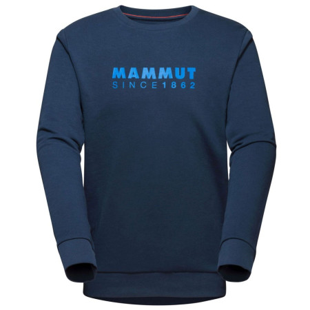 Felpa da uomo Mammut Core ML Crew Neck Men Logo blu marine