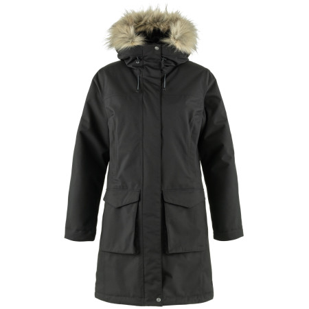 Cappotto invernale da donna Fjällräven Nuuk Lite Parka nero Black