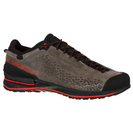 Scarpe da uomo La Sportiva TX2 Evo Leather grigio/arancio Carbon/Goji