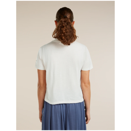 Maglietta da donna Icebreaker Merino 150 Tech Lite SS Crop Tee NZ Flora