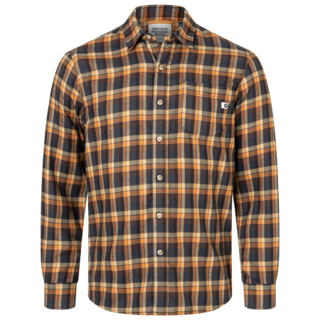 Camicia da uomo Marmot Fairfax Midweight Flannel marrone/grigio Copper
