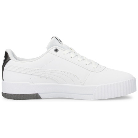 Scarpe da donna Puma Carina Raw Metallics bianco white