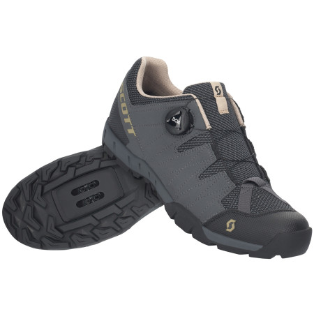 Scarpe da ciclismo da uomo Scott Sport Trail Boa grigio DarkGray/DarkBeige