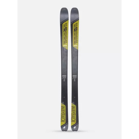Sci alpini K2 Wayback 84 2023 nero/giallo design