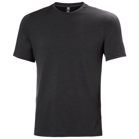 Maglietta funzionale da uomo Helly Hansen Lifa Merino Lightweight Tee grigio Ebony