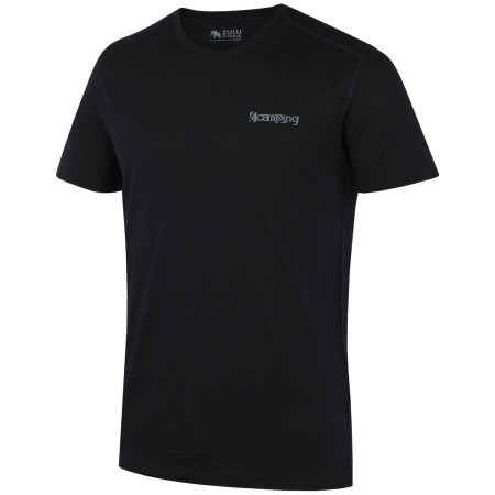 Maglietta da uomo Zulu Merino 160 Short 4C Comfy nero black