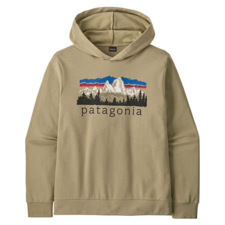 Felpa da uomo Patagonia M's Fitz Roy Foothills Daily Hoody grigio/verde Weathered Stone
