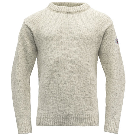 Felpa funzionale da uomo Devold Nansen Wool Sweater grigio chiaro GREY MELANGE