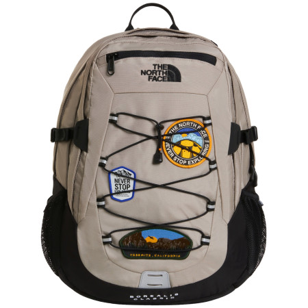 Zaino The North Face Borealis Classic Patch grigio Stone Slab/TNF Black/Pa