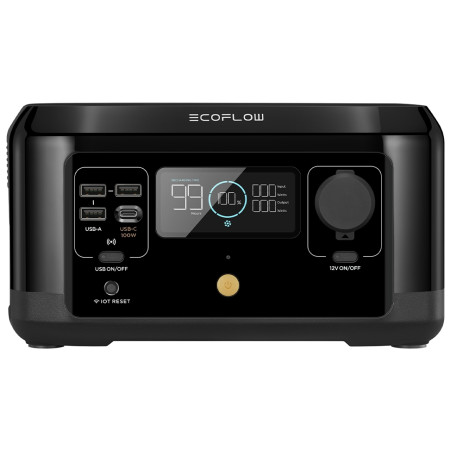 Generatore di energia portatile EcoFlow RIVER mini (Wireless) nero black