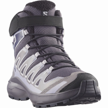 Scarpe da bambino Salomon Xa Pro Winter Wp J Nine Iron-Gull-Cosmic Sky