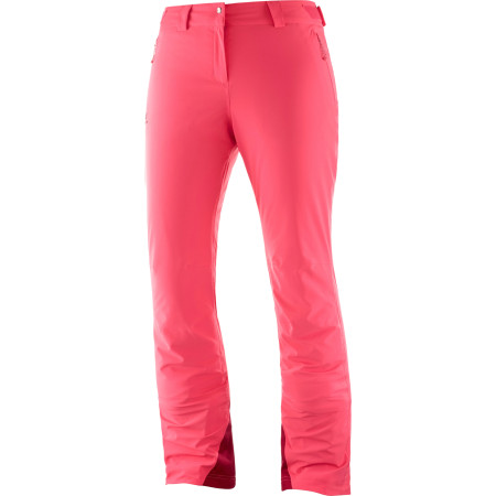 Pantaloni da sci da donna Salomon Icemania Pant W rosa CalypsoCoral