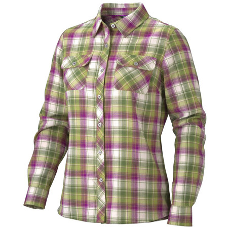 Camicia da donna Marmot Megan Flannel LS verde