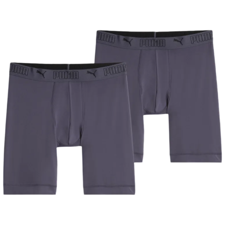 Boxer da uomo Puma Sport Microfiber Long Boxer 2P