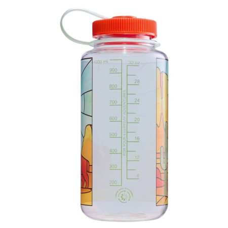 Borraccia Nalgene Wide Mouth 1l Clear Stained Glass