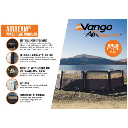 Paravento Vango AirBeam Modular Windbreak