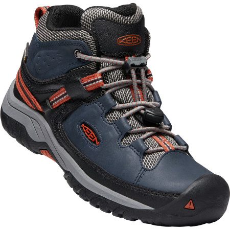 Scarpe da bambino Keen Targhee MID WP Y blu BlueNights/RoobiosTea