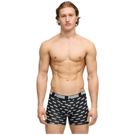 Boxer da uomo Puma Everyday Logo Print Boxers 2P