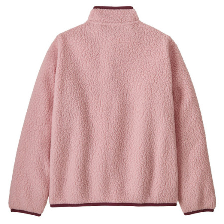 Felpa da bambino Patagonia K's Retro Pile Jacket - Fuzzy Mauve