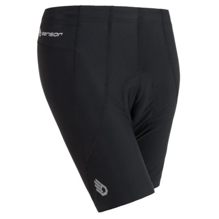 Pantaloncini da ciclismo da donna Sensor Cyklo Entry nero Black