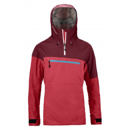 Giacca da donna Ortovox Corvara Anorak rosso HotCoral