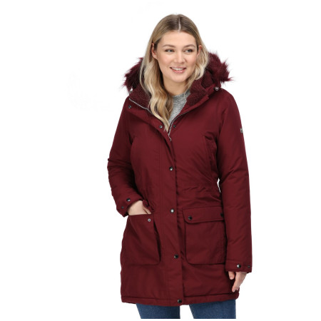 Giacca termica da donna Regatta Voltera Parka bordeaux Claret