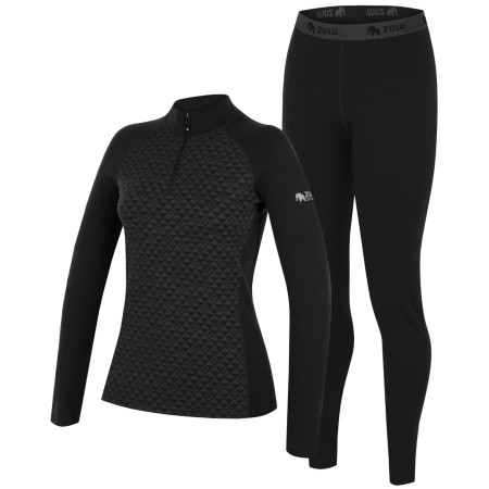 Set sportivo da donna Zulu Merino 240 Zip Long